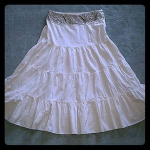 Beaded bohemian skirt