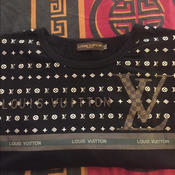 Authentic Louis Vuitton long sleeve shirt for men