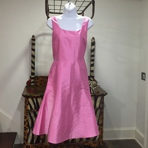 NWT-Ralph Lauren Pink Petite Taffeta Dress-SZ 10P