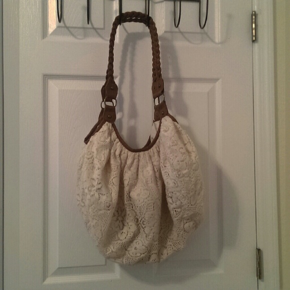 Lace hobo purse