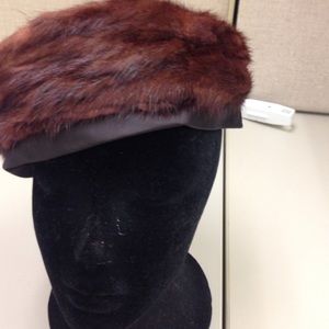 Authentic mink hat