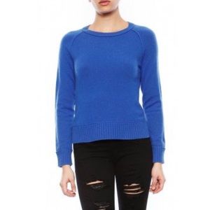 Songbird 100% cashmere sweater M or L azure blue