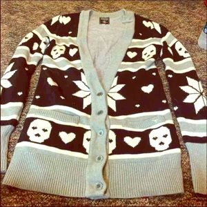 Victoria's Secret Pink skull sweater