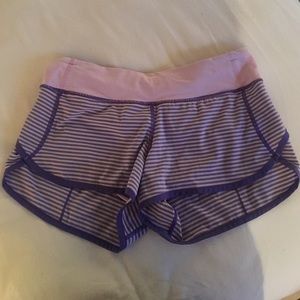 Lululemon speed shorts