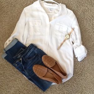 Lucky Brand Tan Leather Loafers, size 8