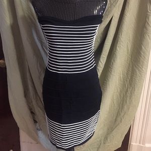 Black and White Dress