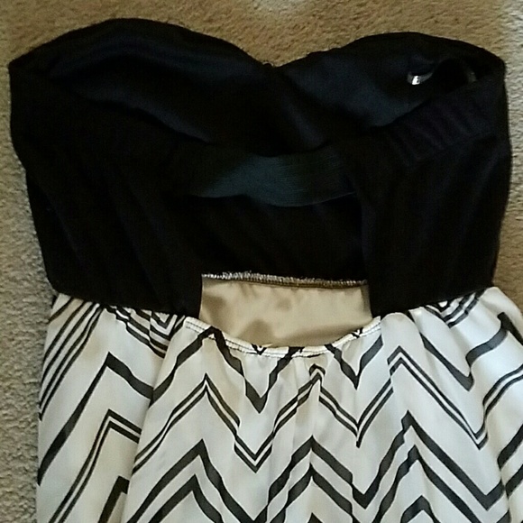 Strapless High-Low Dress - Picture 2 of 2