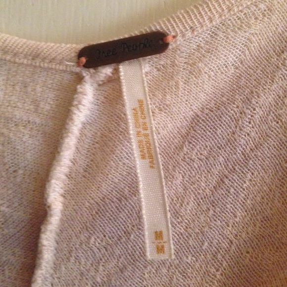 Cream Free People Tunic - Picture 3 of 4