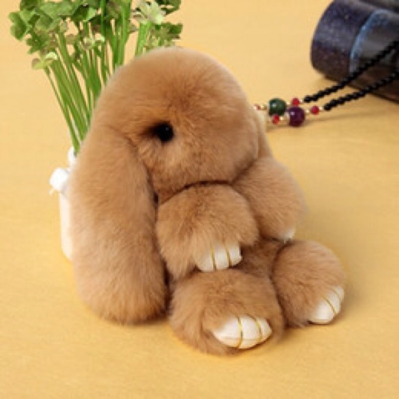 Rex rabbit keychain