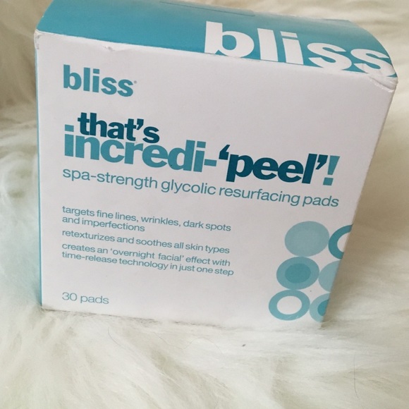 Bliss incredi-peel Glycolic Acid Peel Pads