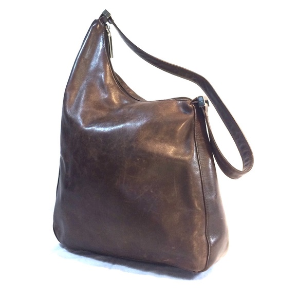 DKNY Ergo Leather Shoulder Bag