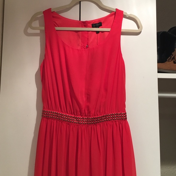 Jessica Simpson "Lulu" formal maxi dress.