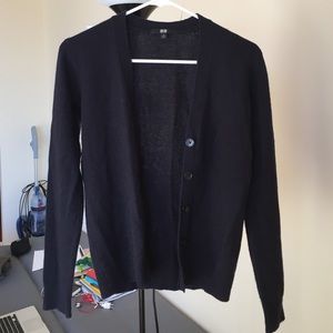 Uniqlo V-neck wool cardigan