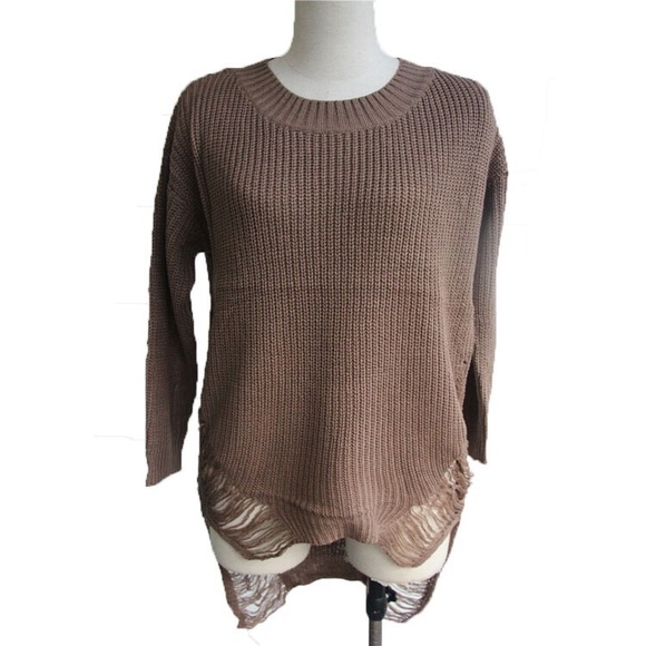 High low knitted dress - Picture 2 of 3