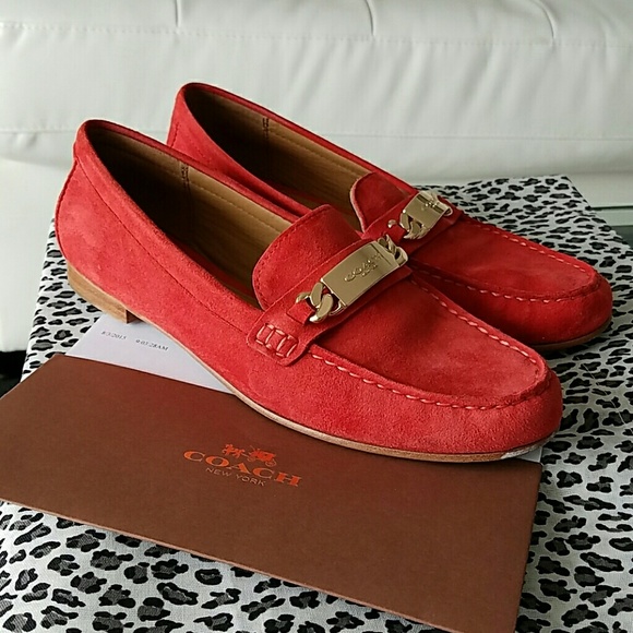Authentic Coach suede Loafers