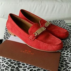 Authentic Coach suede Loafers