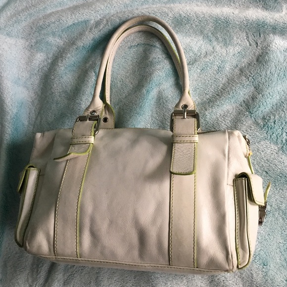 Genuine Hype white Leather bag