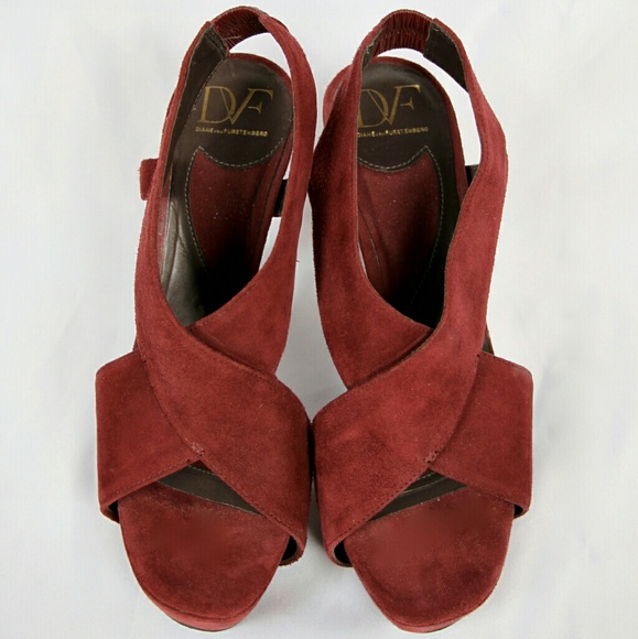 [DVF] HP Zia Suede Platform Sandals - Picture 3 of 7
