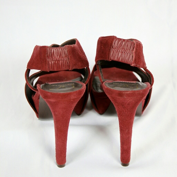 [DVF] HP Zia Suede Platform Sandals - Picture 4 of 7