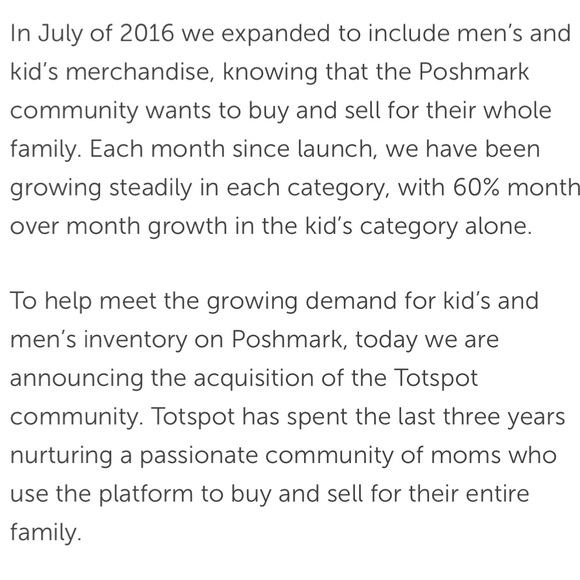 Poshmark acquires Totspot! - Picture 2 of 4