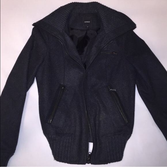 Black Express Bomber Jacket