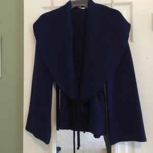 Angel Apparel blue dressy sweater