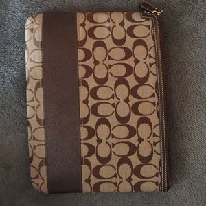 Coach IPad carrying case