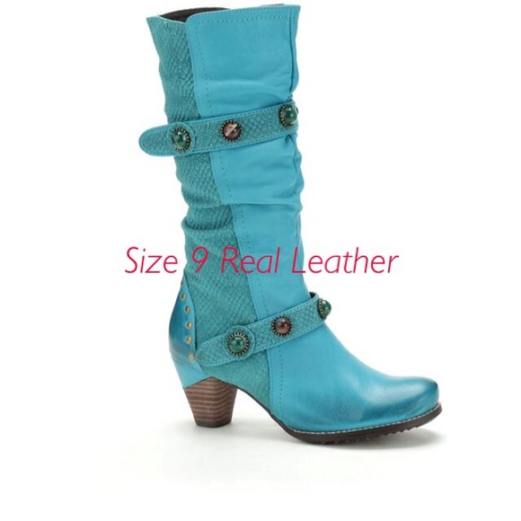 Leather new boots