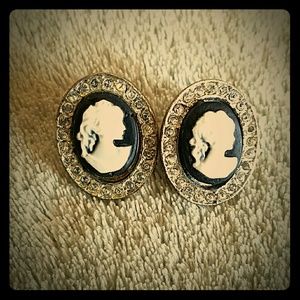 Cameo earrings