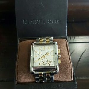 Michael Kors gold/silver watch