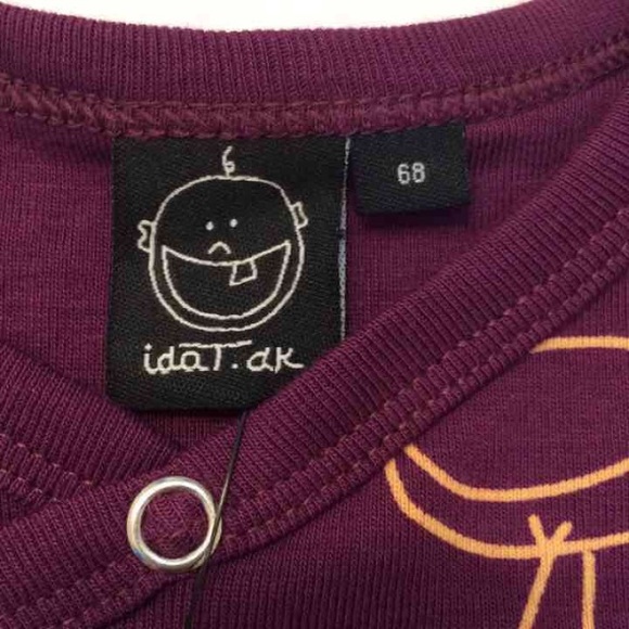 ๐HP๐NWT idaT.dk 68cm/6mo bodysuit - Picture 2 of 3