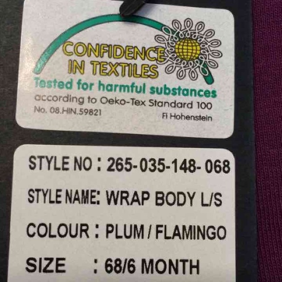 ๐HP๐NWT idaT.dk 68cm/6mo bodysuit - Picture 3 of 3