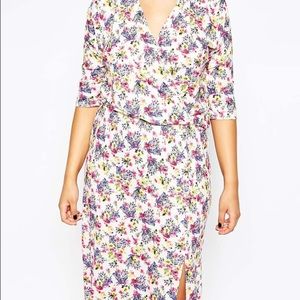 Warm floral dress