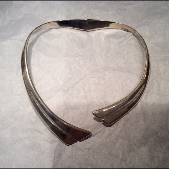 🔥❤️ Vintage Taxco .925 "Book Piece" Choker