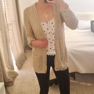 knit cardigan