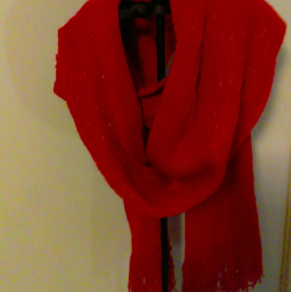 Beautiful red scarf