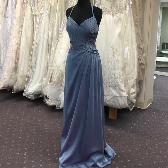 Iridescent blue and purple gown - Picture 2 of 4