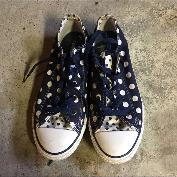 Converse Shoes - Two-tone polka-dot converse size 6