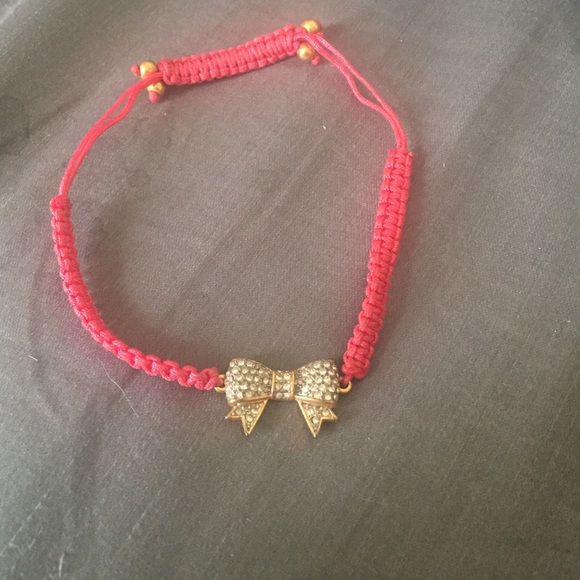 Dainty Juicy Couture adjustable bow bracelet 🎀