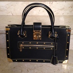 Louis Vuitton Suhali Le Fabulous Bag Black Gold Louis Vuitton Suhali Le Fabulous Bag Black Gold