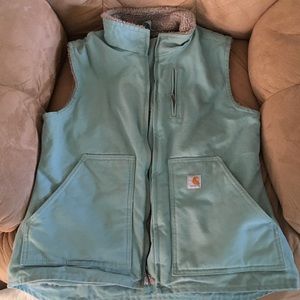 Carhartt fleeced lined vest