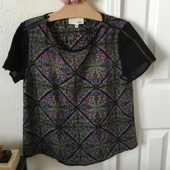 Geometric / Floral Top