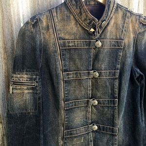 Armani Jeans Military Denim Jacket