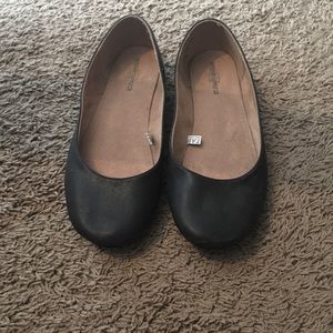 Brand New Target Mossimo Supply black flats sz 10