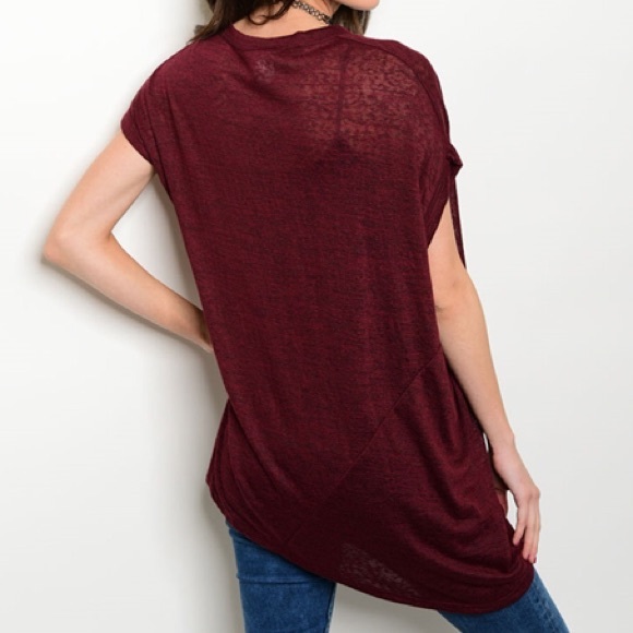 | 'SEANNA' DRAPED TOP | - Picture 2 of 6