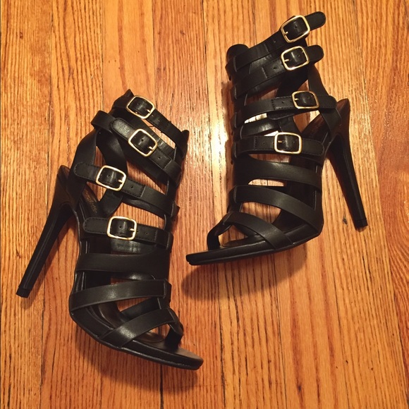 Black Buckled Heels from Charlotte Russe