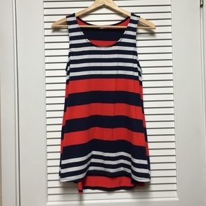 Striped tunic top
