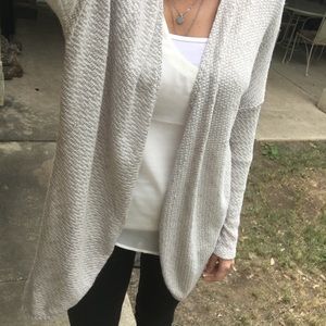 Grey cardigan