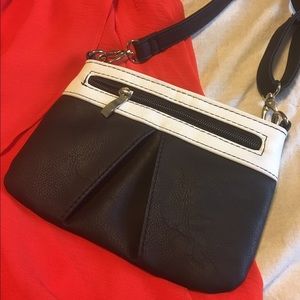 Small Black and White Crossbody Bag