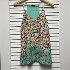 Flirty floral tank